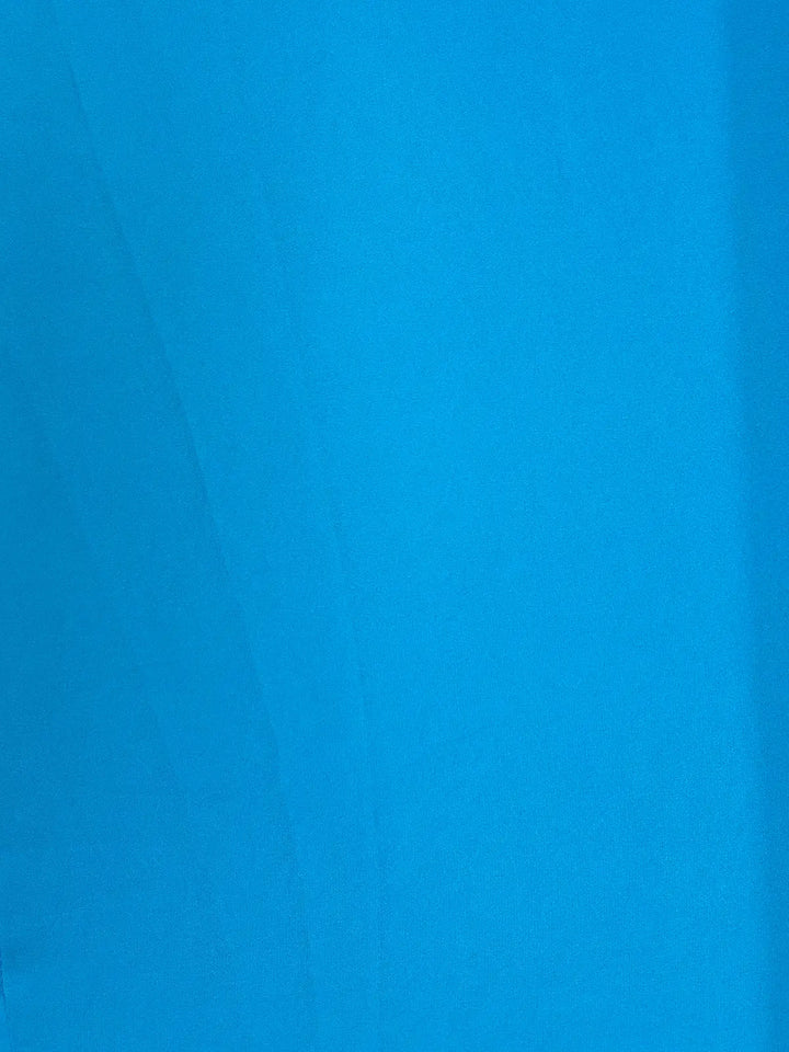Sky Blue Solid | Crepe Georgette Chiffon