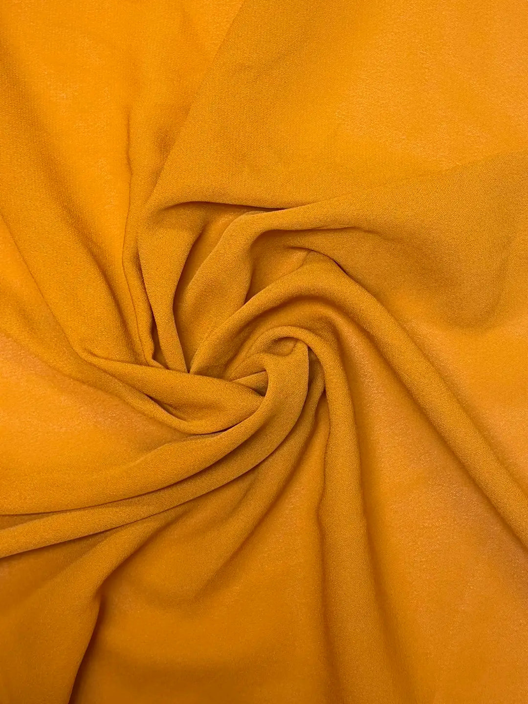 Yellow Ochre Solid | Crepe Georgette Chiffon