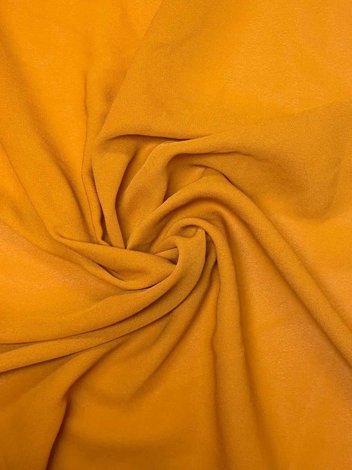 Yellow Ochre Solid | Crepe Georgette Chiffon