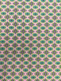Multicolor on Light Pink | Cotton
