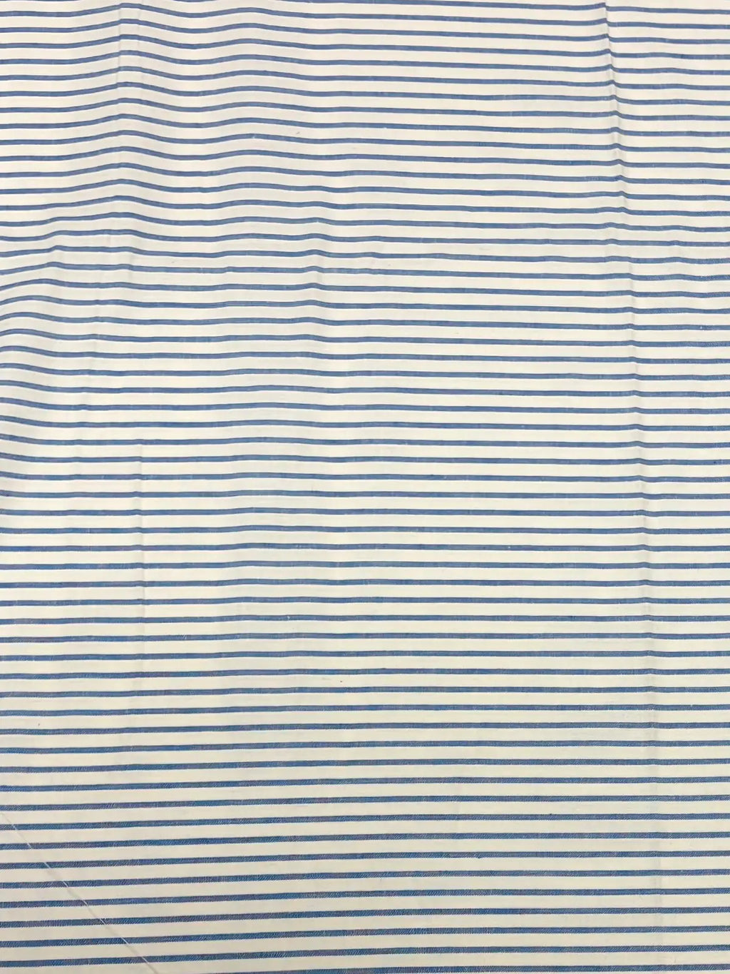 White with Blue Stripes | Cotton