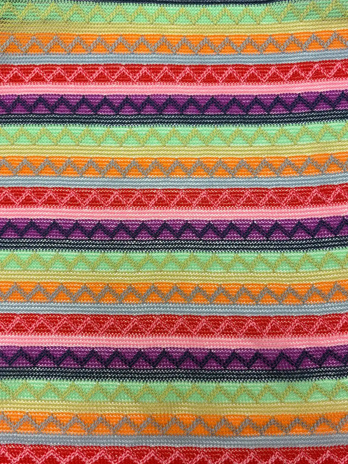 Multicolor Chevron Stripe | Knit