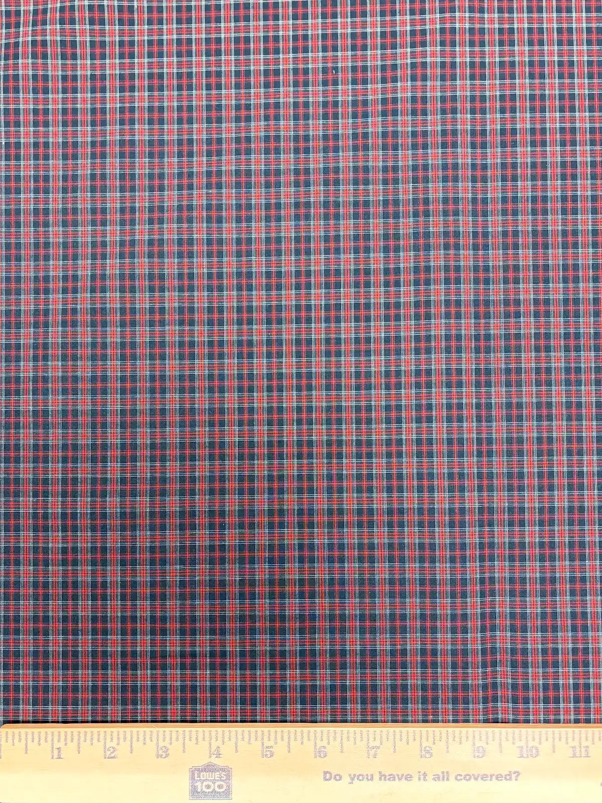 Alexander Mcqueen | Blue & Red Plaid | Cotton