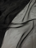 Casa Solid Black | Organza