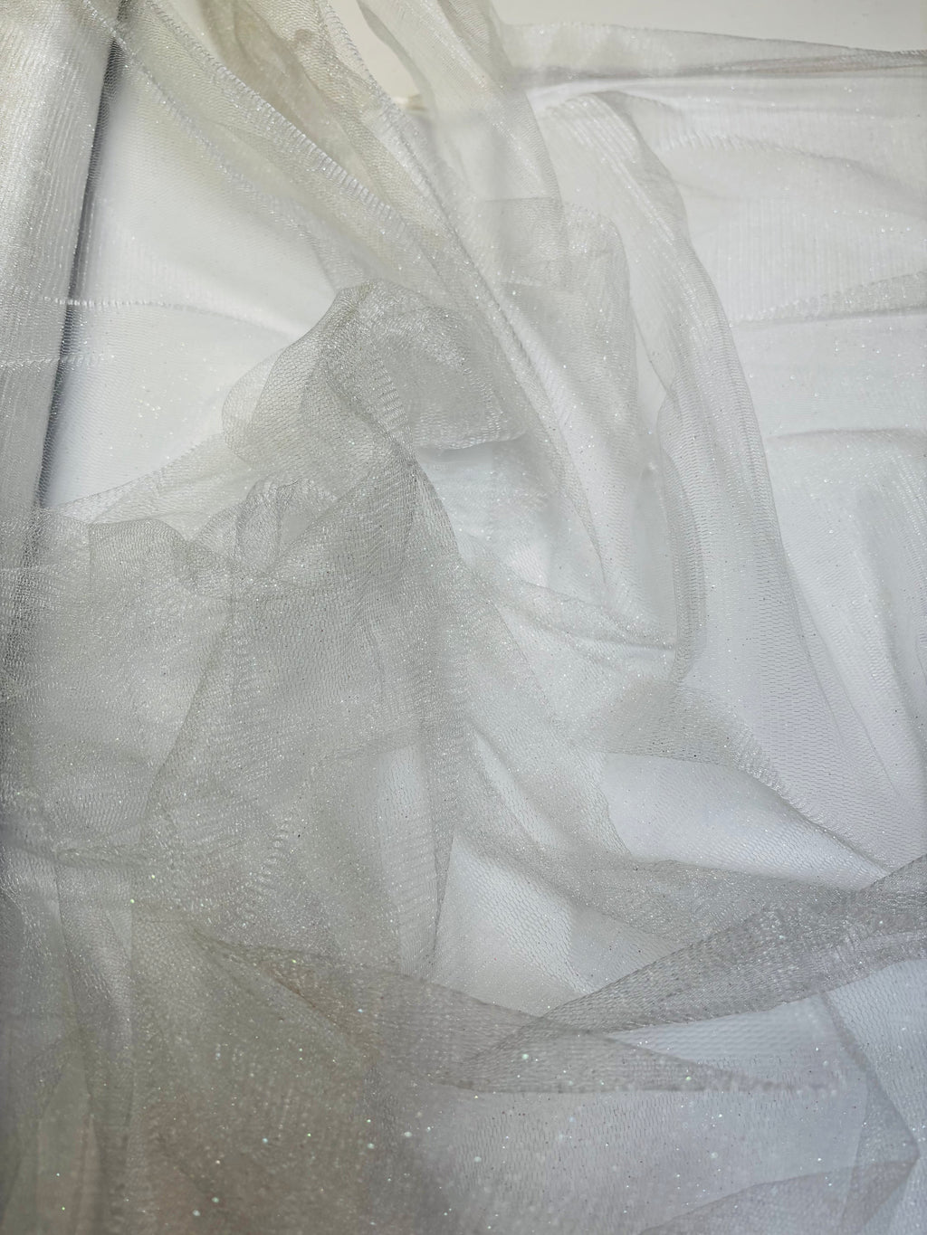 White Glitter | Mesh