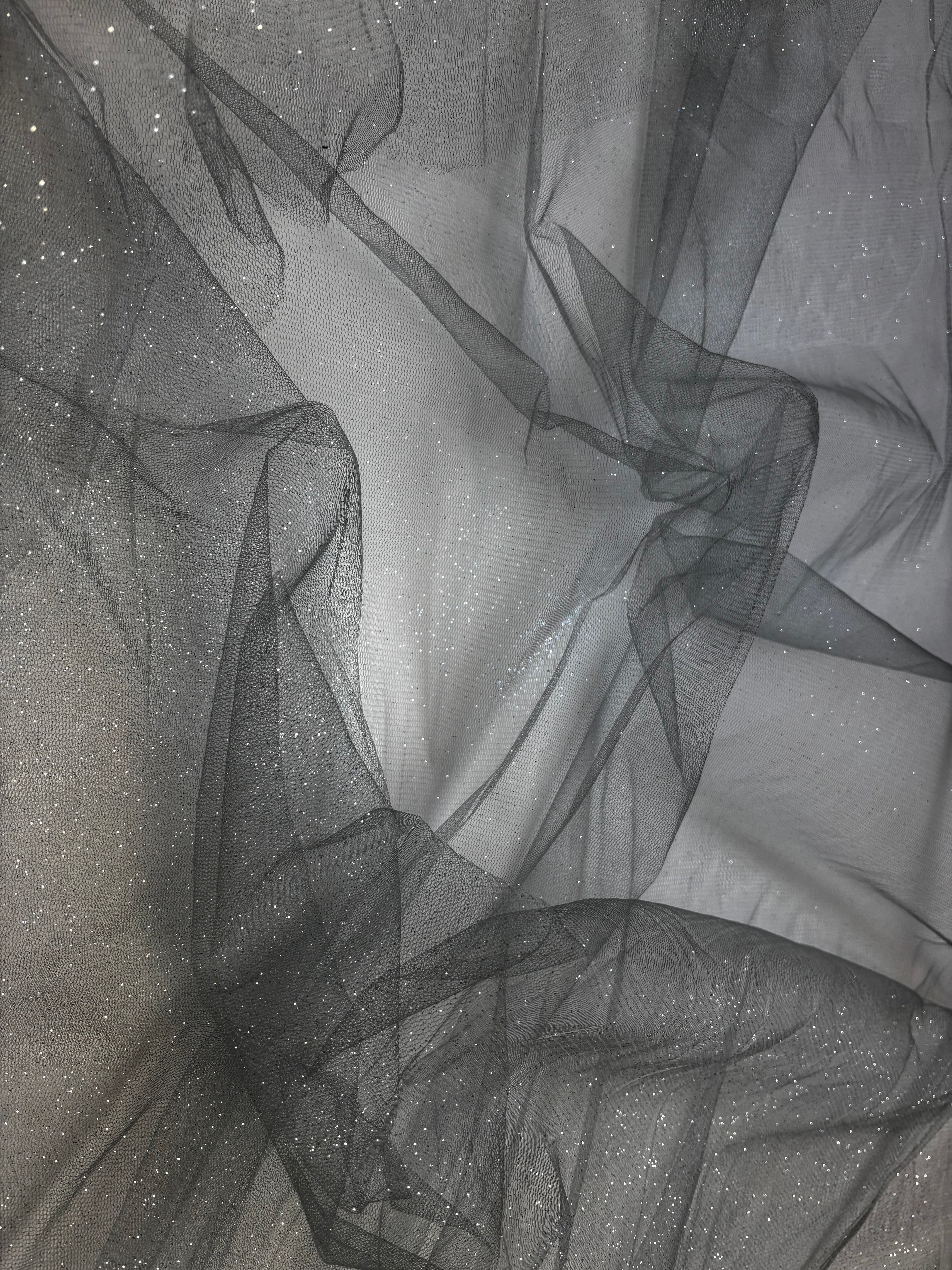 Gray Glitter | Mesh