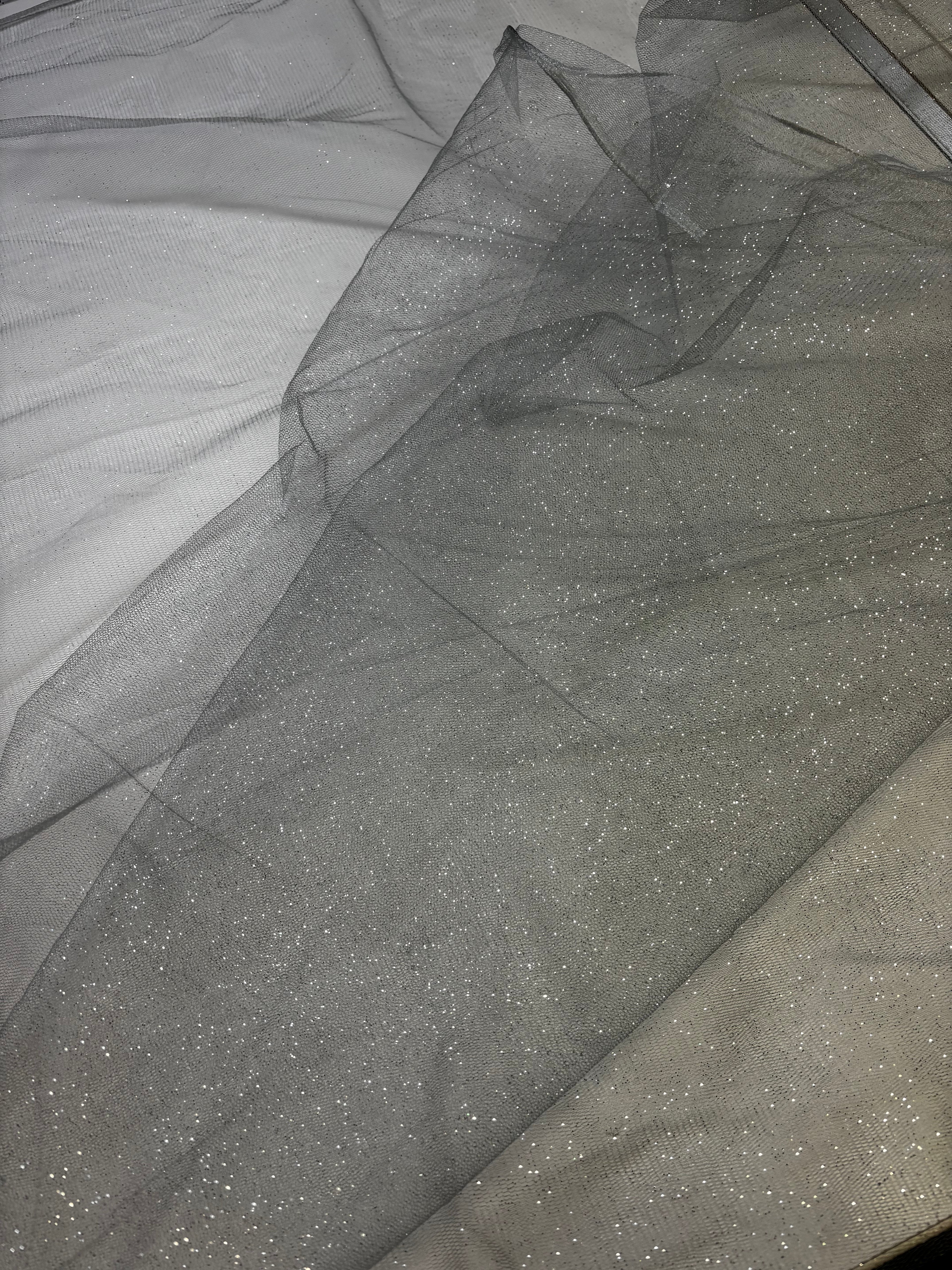 Gray Glitter | Mesh