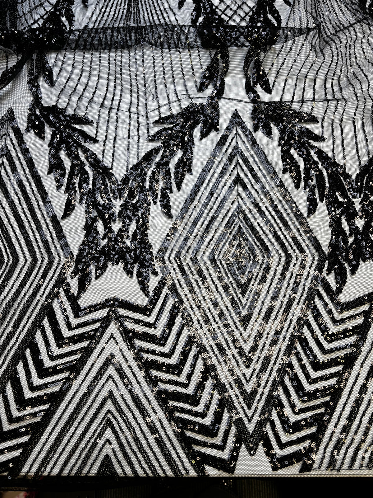 Deco Tapestry Black | Sequin