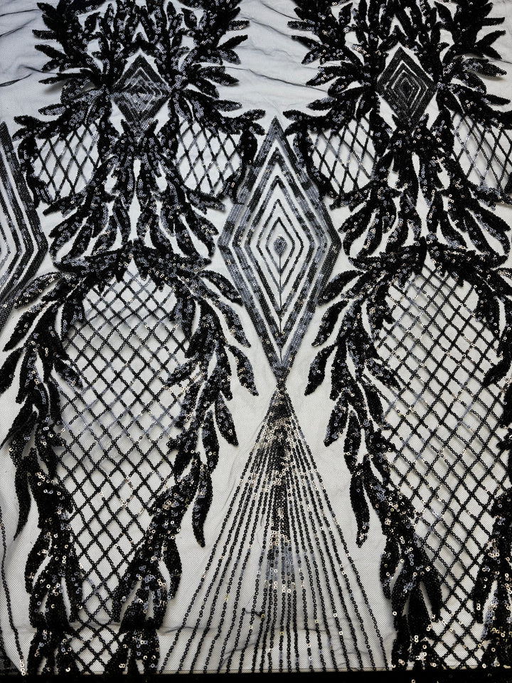 Deco Tapestry Black | Sequin
