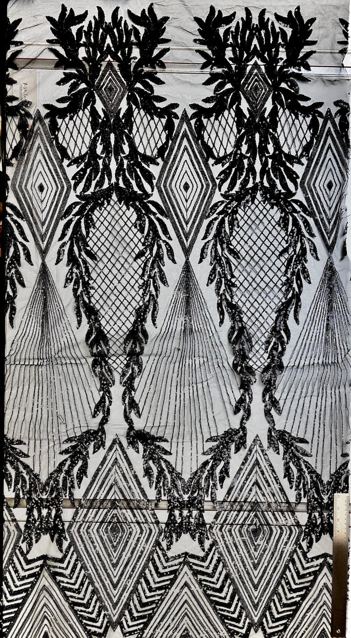 Deco Tapestry Black | Sequin