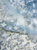 Blue Butterfly Border | Sequin