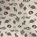 Pink Sea Theme | Cotton Terry | Made in Italy