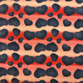 Hearts in Pink and Denim Blue | Cotton Terry | Made in Italy