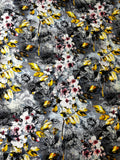 Blue Multi Floral Print | Viscose Poly Blend