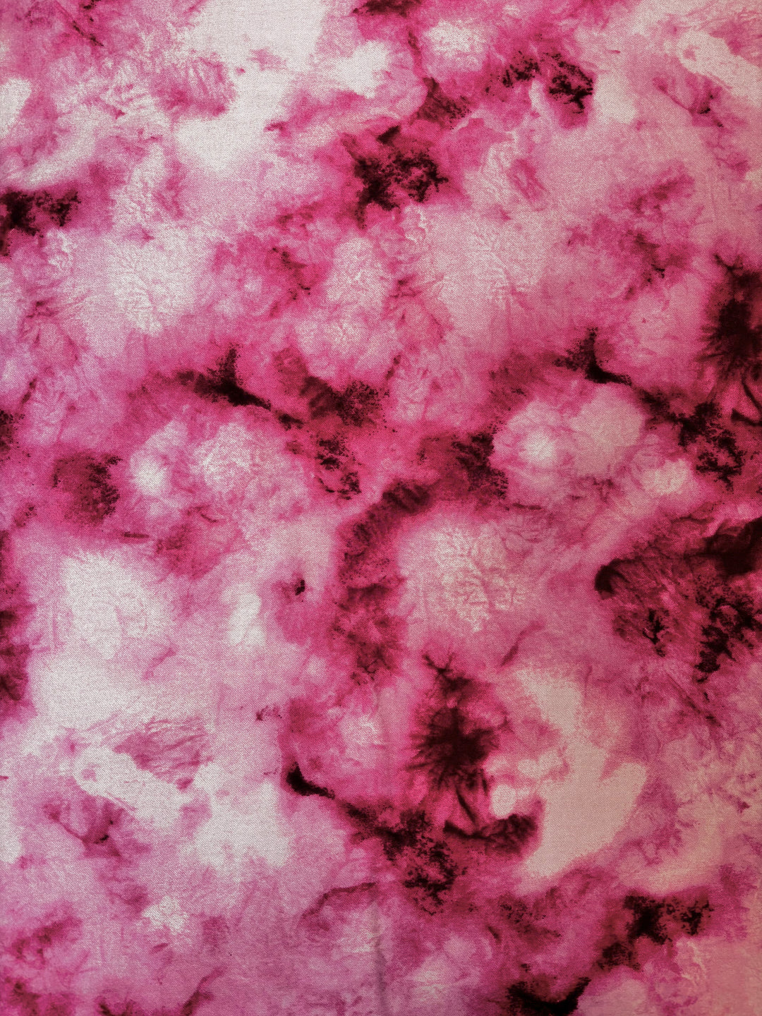 Pink Tie Dye Print | Rayon Blend