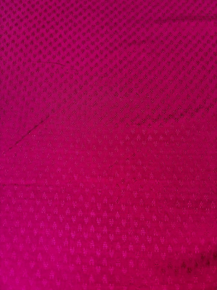 Solid Rasberry | Rayon Jacquard