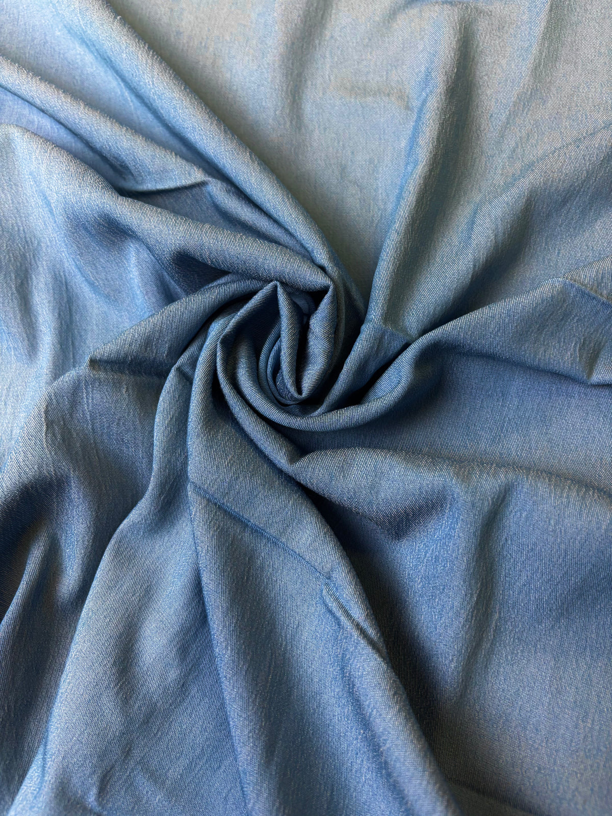 Cool Blue | Rayon Poly Blend