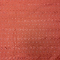 Coral Floral Eyelet Embroidered Lawn | Lace