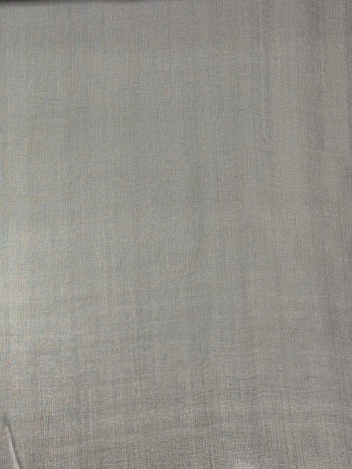 Black Silk Blend Chiffon With Shine | Made in Italy