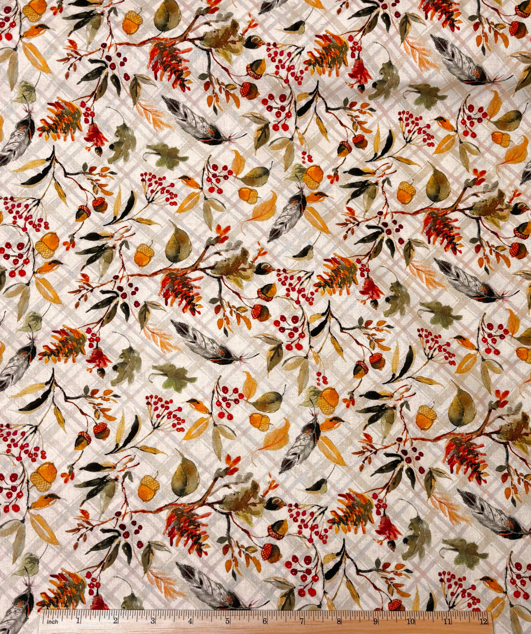 Fall Field Plaid Foliage | Quilter's Cotton