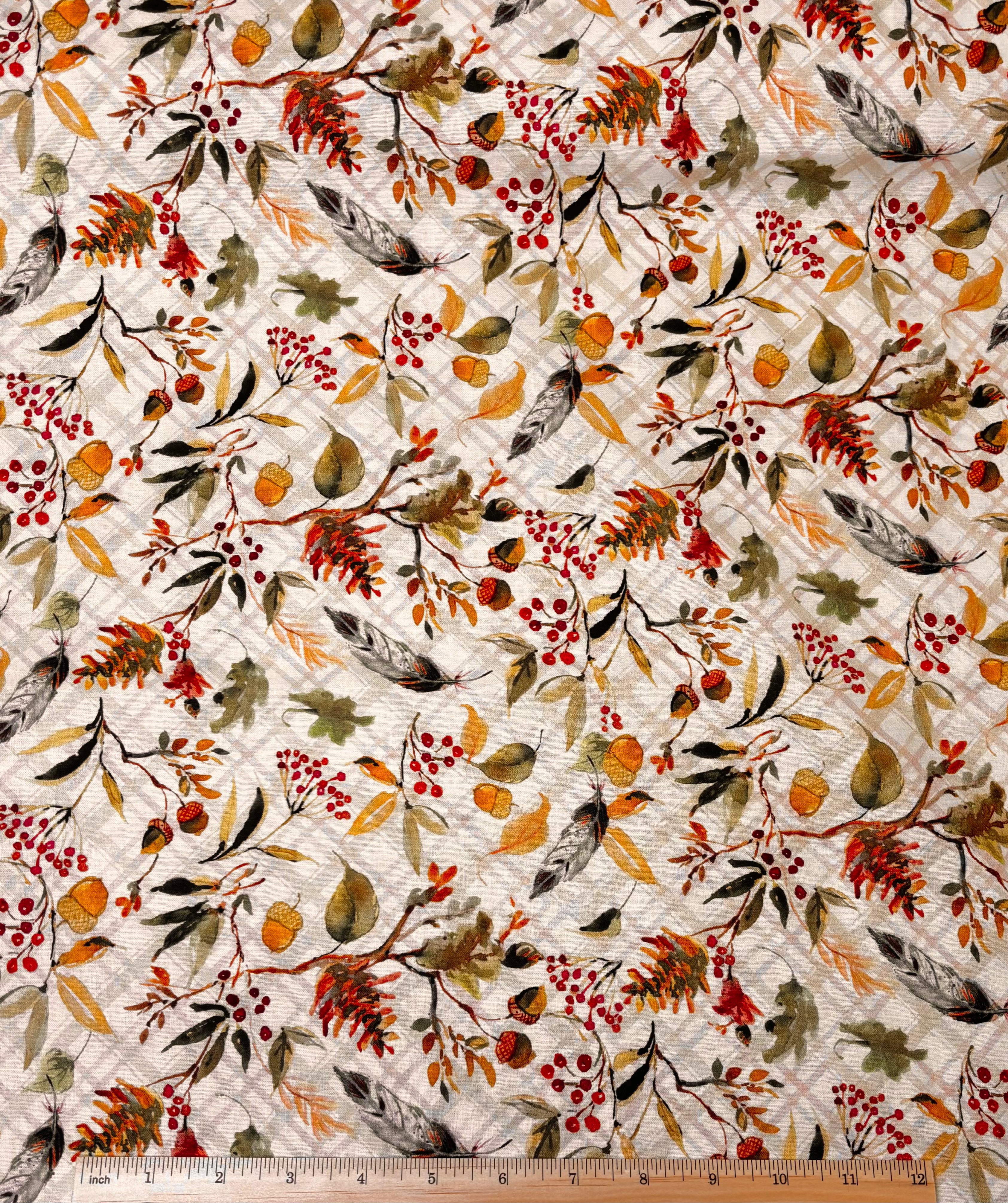 Fall Field Plaid Foliage | Quilter's Cotton