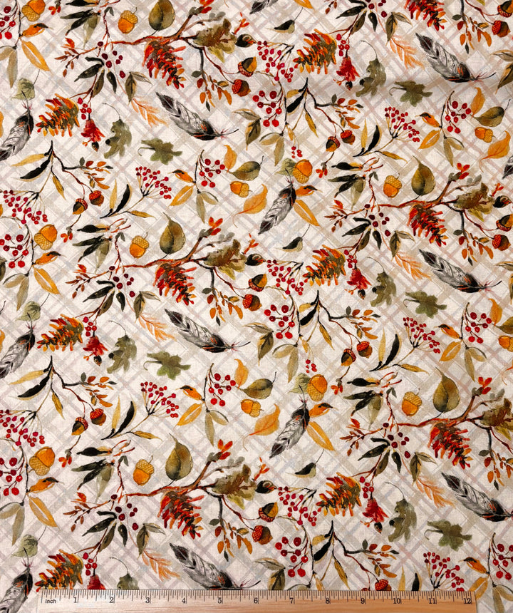 Fall Field Plaid Foliage | Quilter's Cotton
