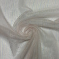 Metallic Stripe on White | Silk | Made in Italy