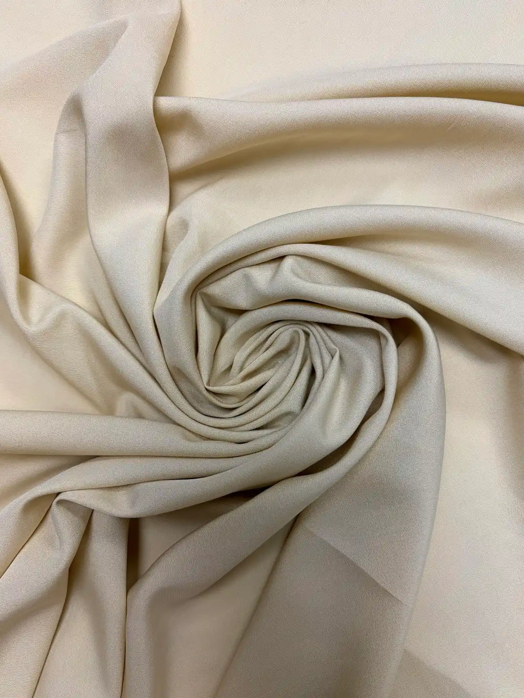 Cream Solid | Viscose | Made in Italy
