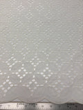 White Sangallo Eyelet Cotton | Lace | Made in Italy