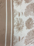 Tan Nature Print | Viscose | Made in Italy