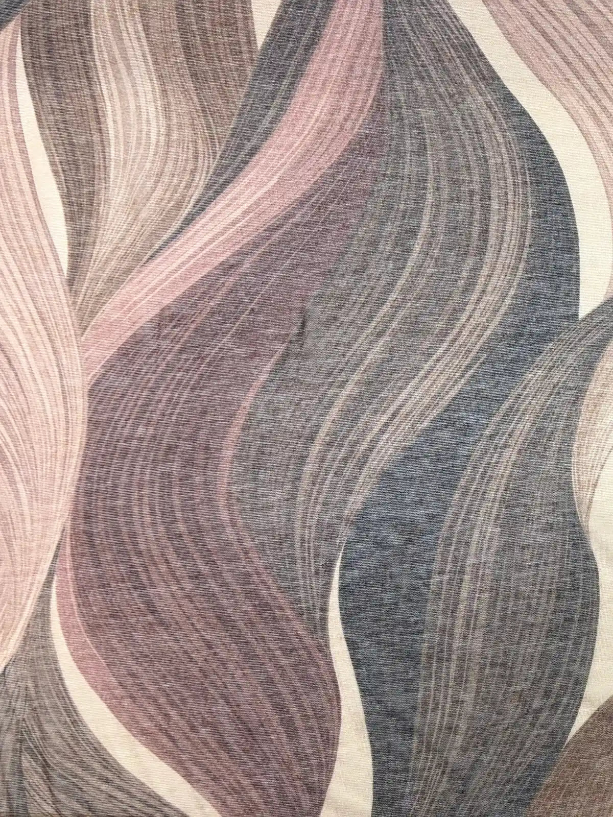 Brown, Tan, and Black Deadstock Print | Viscose Knit | Made in Italy