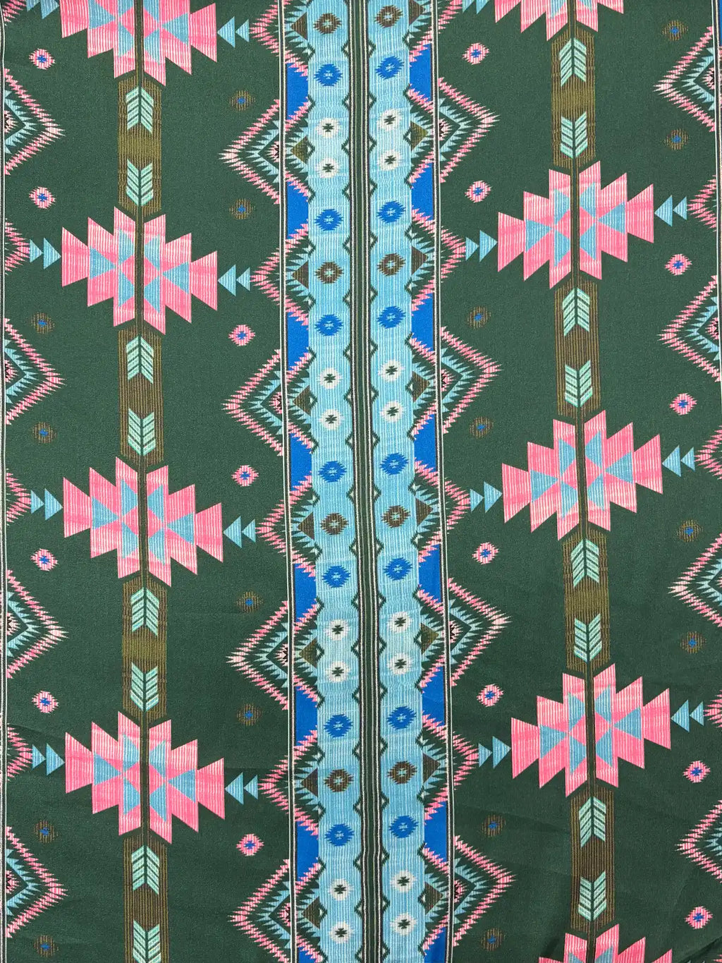 Green and Pink  | Viscose | Made in Italy