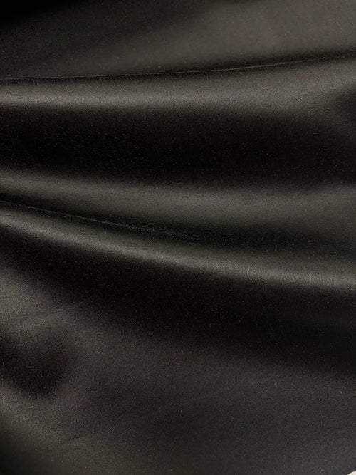 Alexander Mcqueen | Black Duchess Silk | Made in Italy