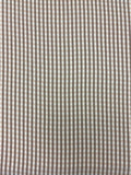 Tan and Brown Plaid | Viscose | Made in Italy