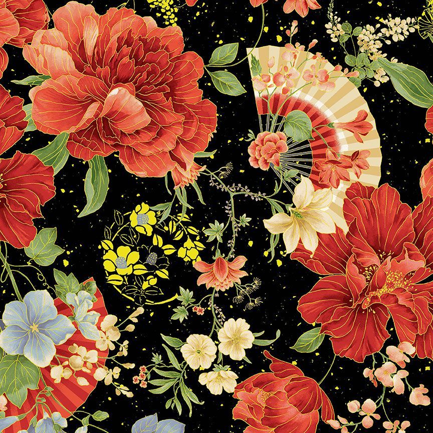 FOCAL FLORAL METALLIC IMPERIAL | CHONG-A HWANG | Imperial Bloom