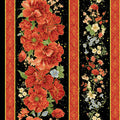 ASIAN FLORAL 11" STRIPE MET IMPERIAL | CHONG-A HWANG | Imperial Bloom