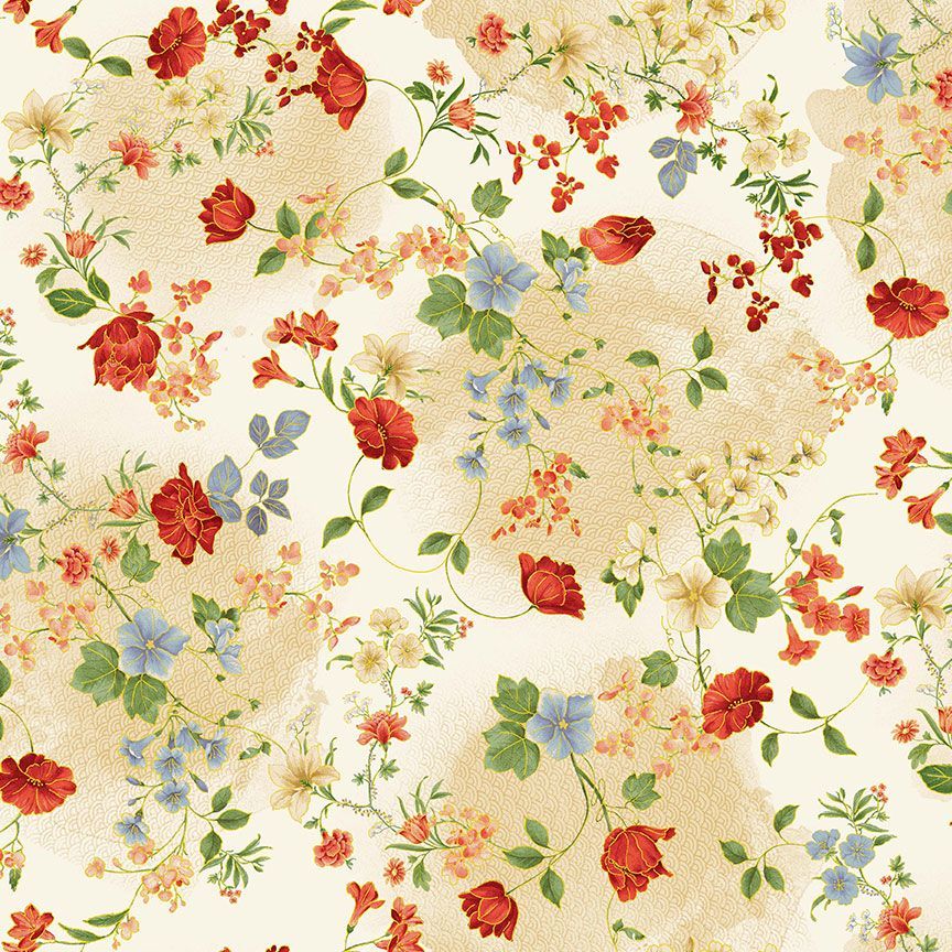 FLORAL VINES METALLIC IMPERIAL | CHONG-A HWANG | Imperial Bloom