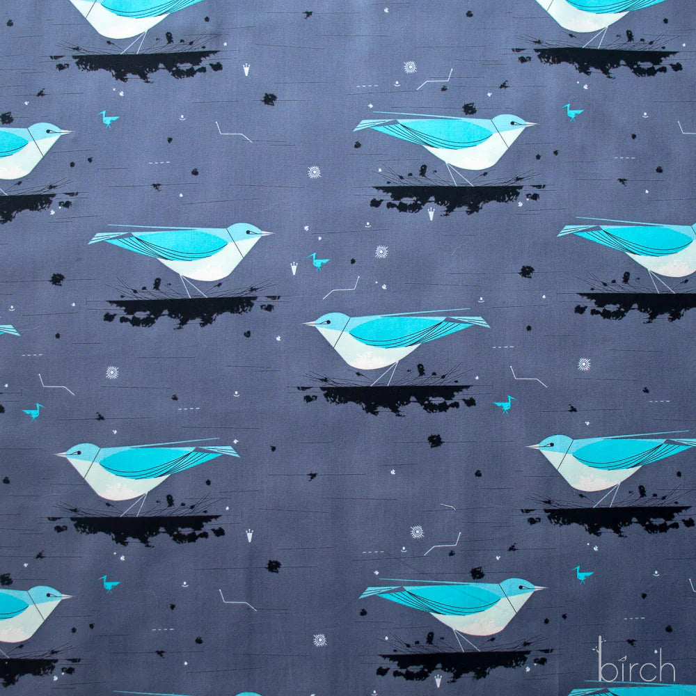 Iconic Mountain Bluebird | Charley Harper | Iconic Vol. 2 collection
