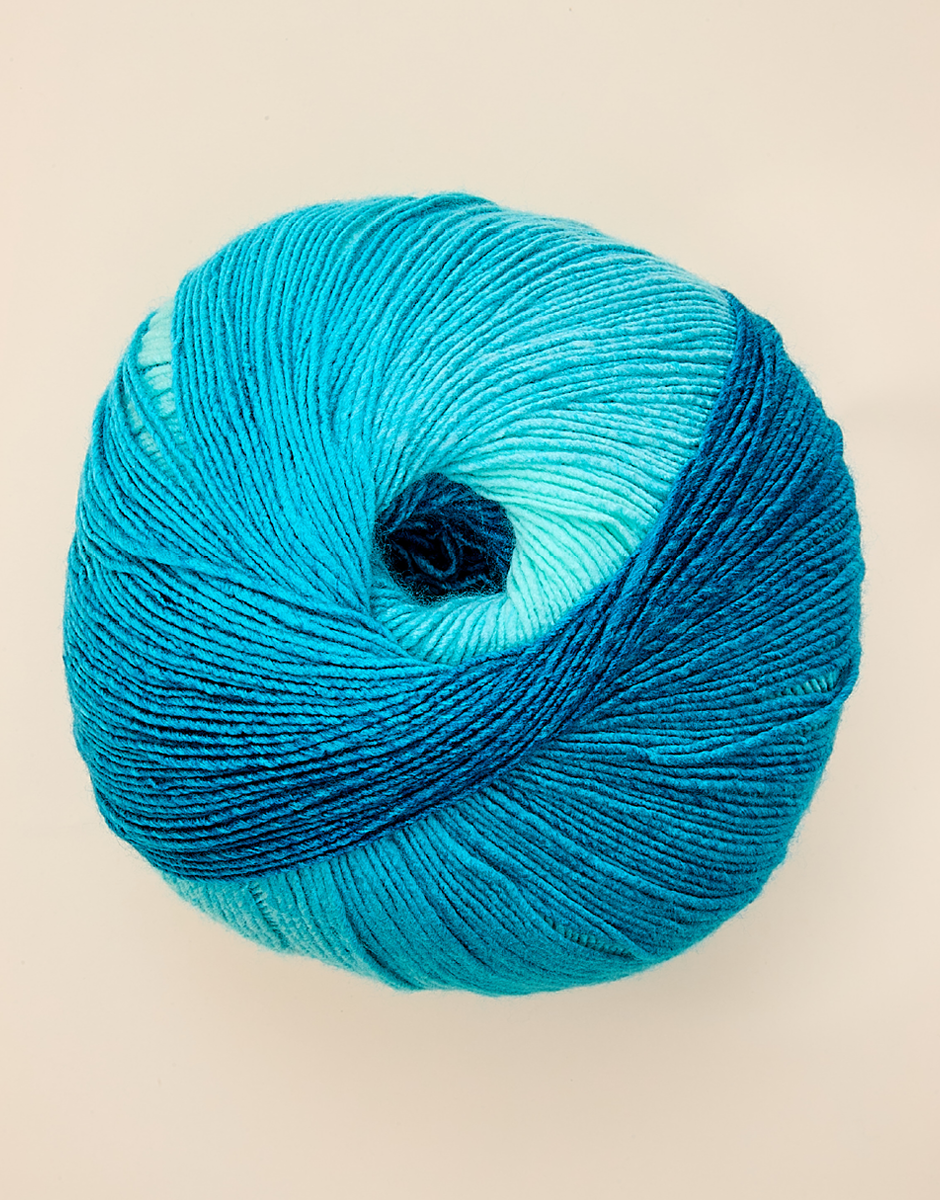 SIRDAR JEWELSPUN OMBRE ARAN, 400G SELF STRIPING YARN