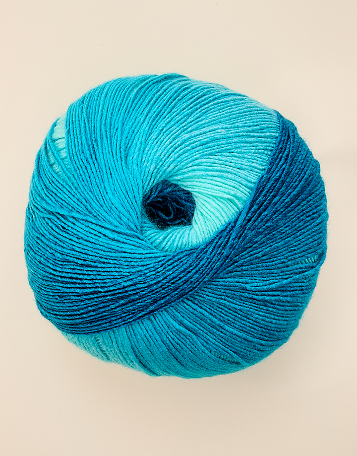 SIRDAR JEWELSPUN OMBRE ARAN, 400G SELF STRIPING YARN