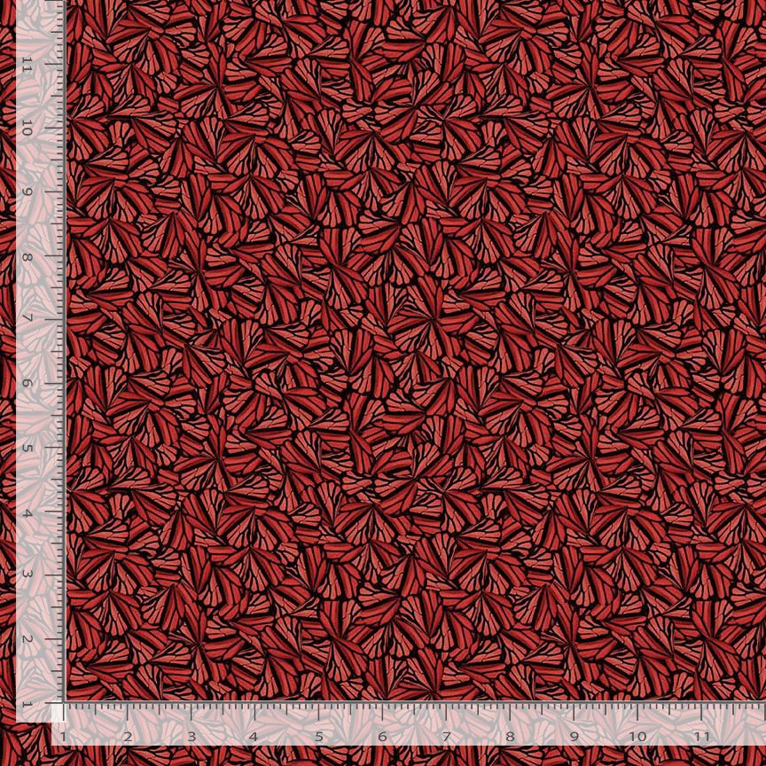 Packed Butterflies Wing in Red | by Katie Hennagir | Into the Wood
