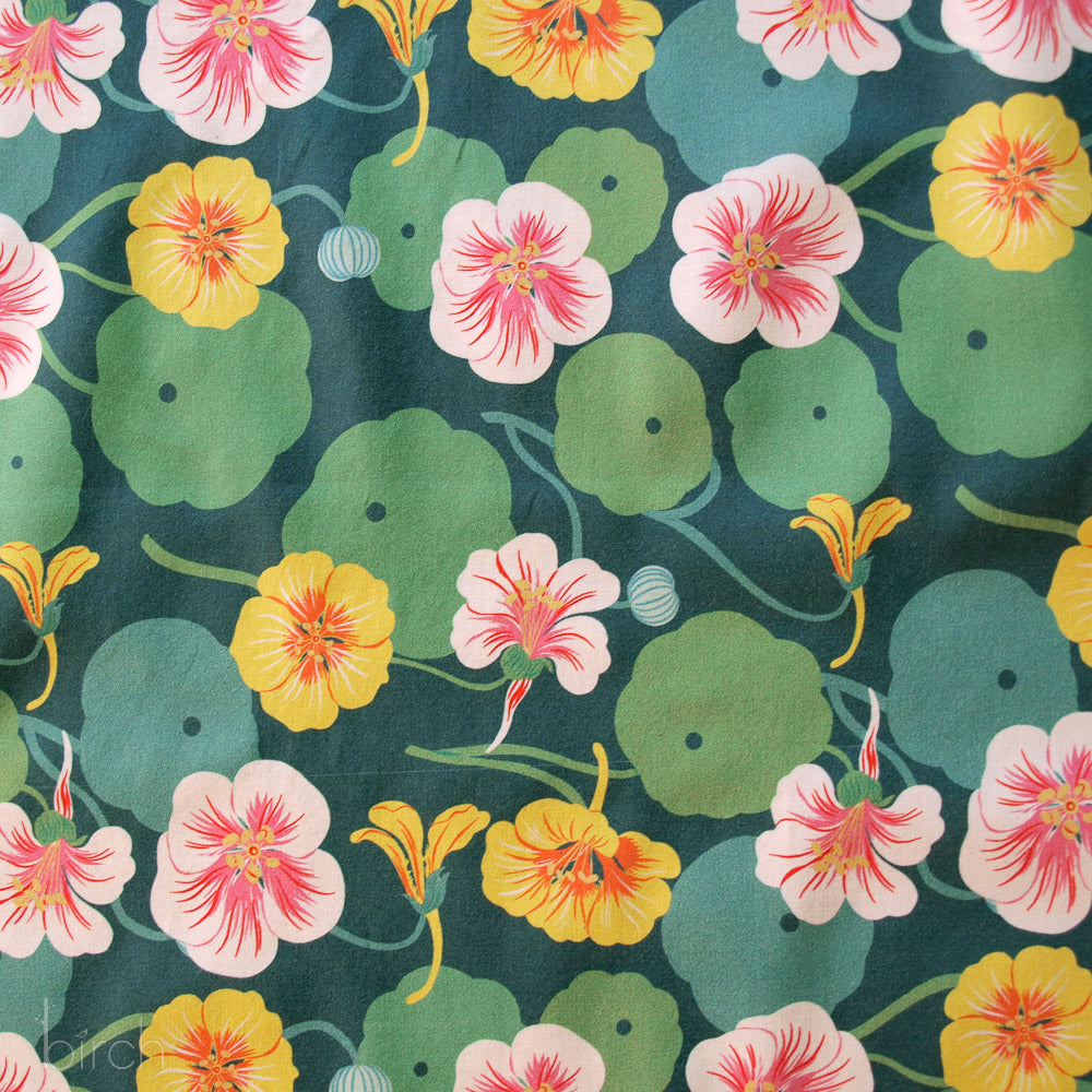 Nasturtiums | by Oana Befort | Flourish Cotton Lawn