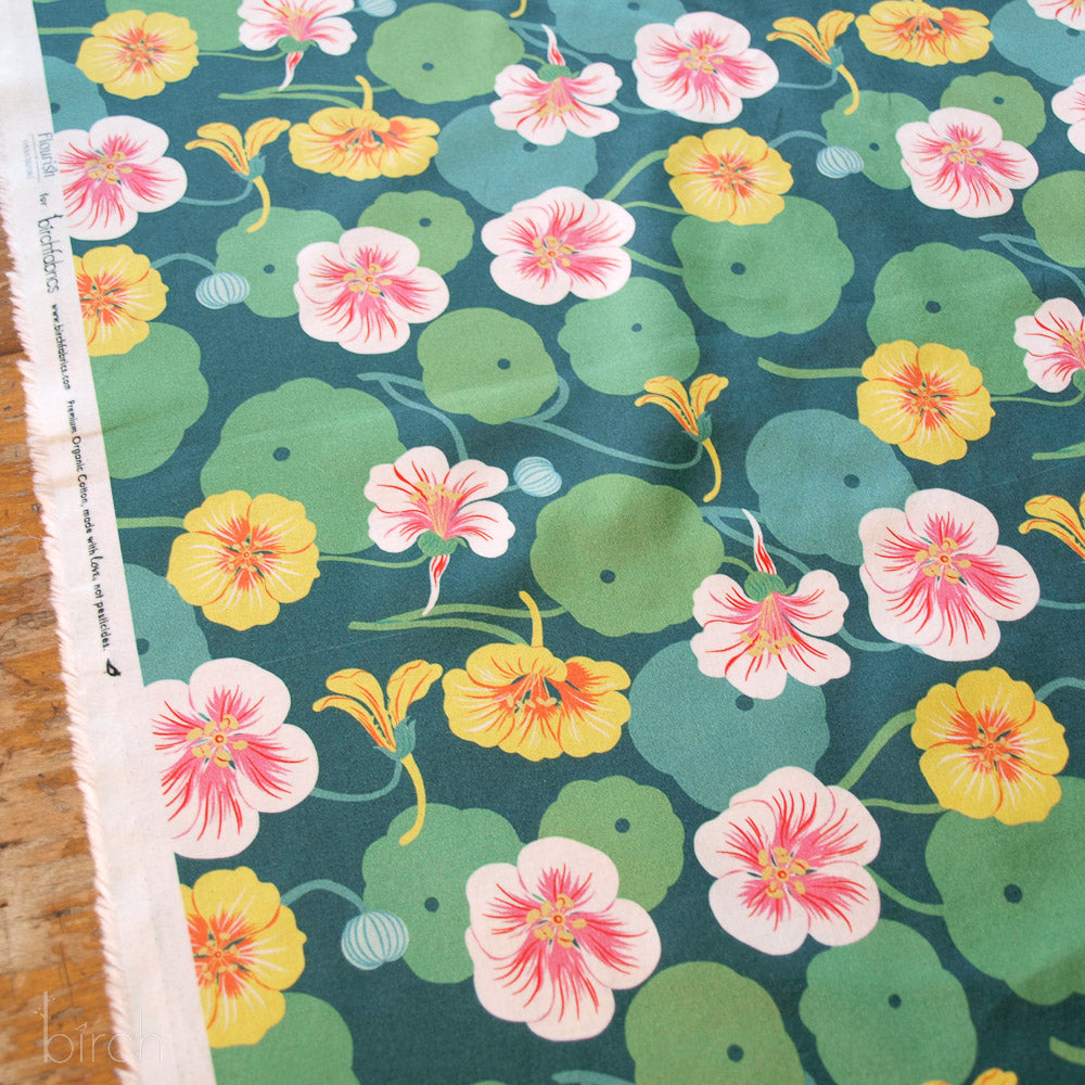 Nasturtiums | by Oana Befort | Flourish Cotton Lawn
