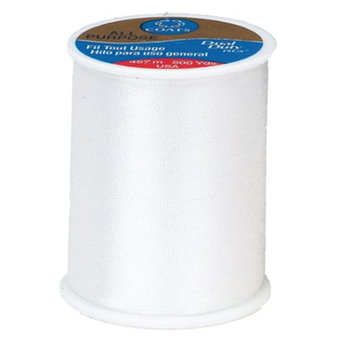 Thread | 400 Yds White | All Purpose Thread | Coats & Clark