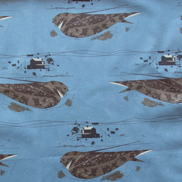 Whip Poor Will Poplin | by Charley Harper | Coastal Vol. 2