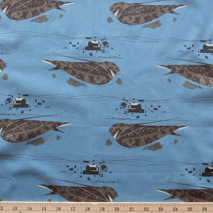 Whip Poor Will Poplin | by Charley Harper | Coastal Vol. 2