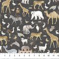 Medium Animals Charcoal Multi | Deborah Edwards | Two by Two| Price Per panel