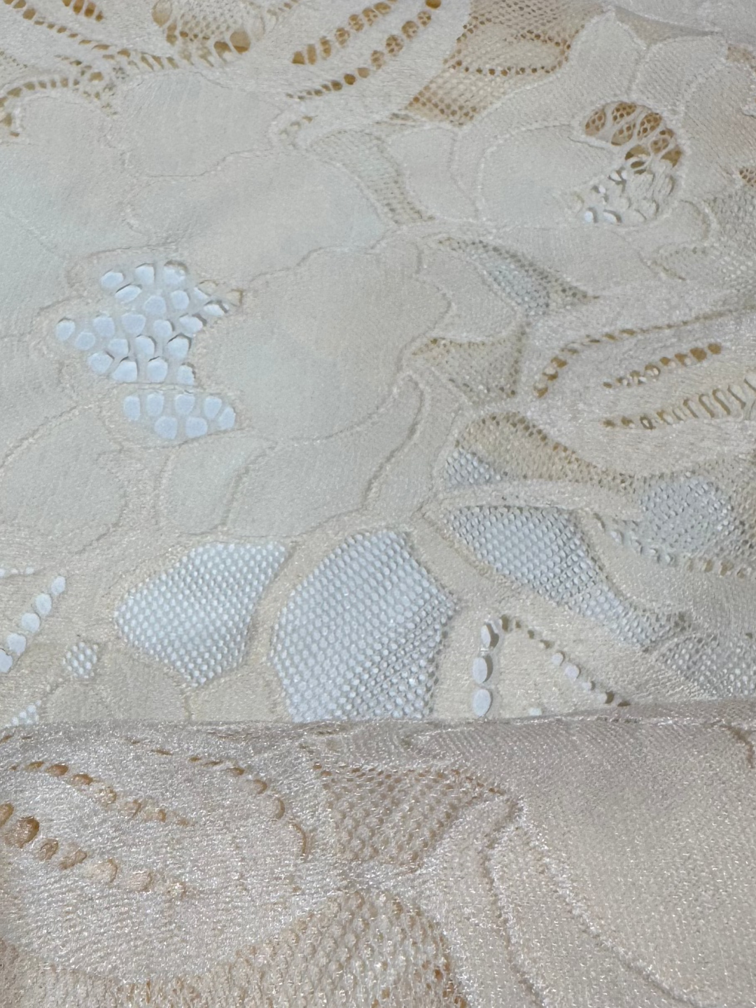Poly Blend Cotton Lace