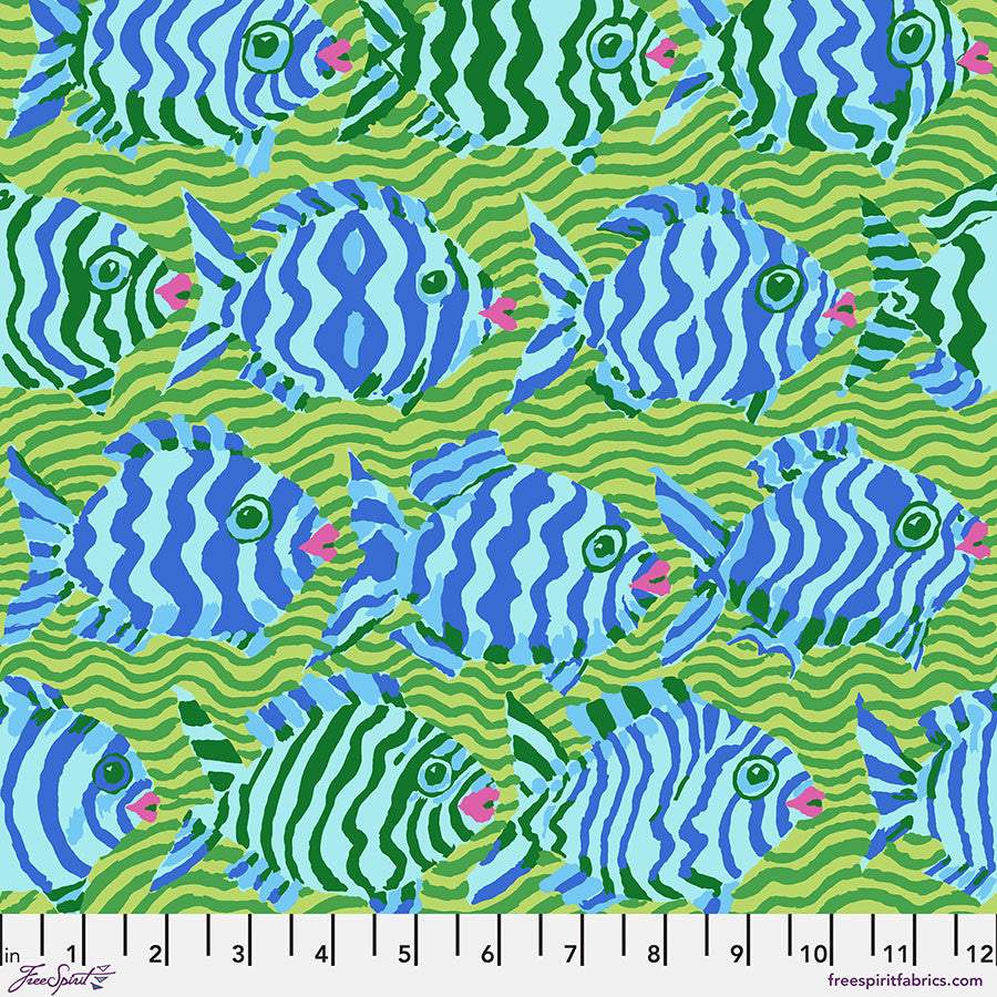 Minnows in Lime | Kaffe Fassett |