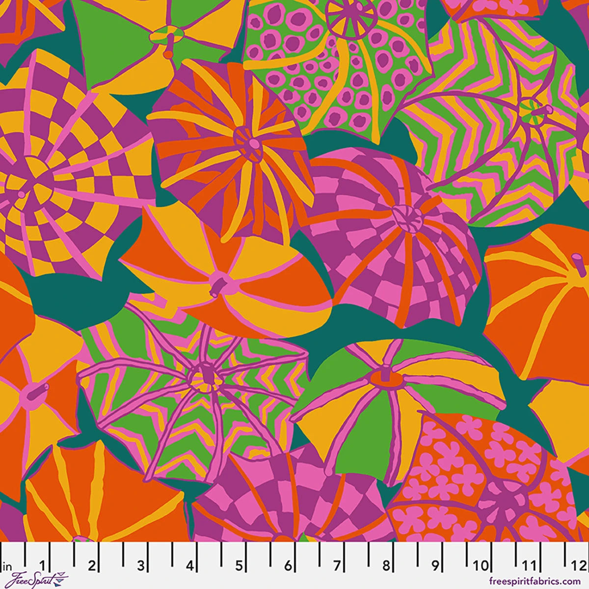 English Summer - Red || Brandon Mably |  Kaffe Fassett August 2026 Collection